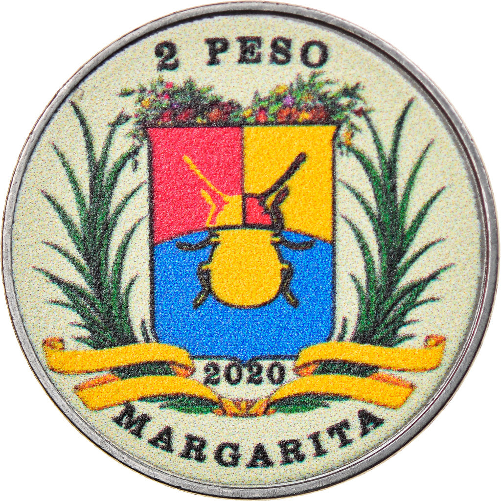 Monnaie, Venezuela, 2 Sols, 2020, Margarita - Abeille type 3, SPL, Steel