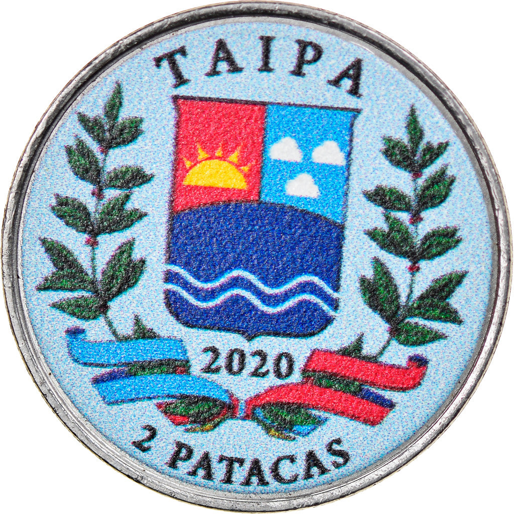 Monnaie, Macau, 2 Patacas, 2020, Taipa  - Poisson Oranda type 1, SPL, Steel