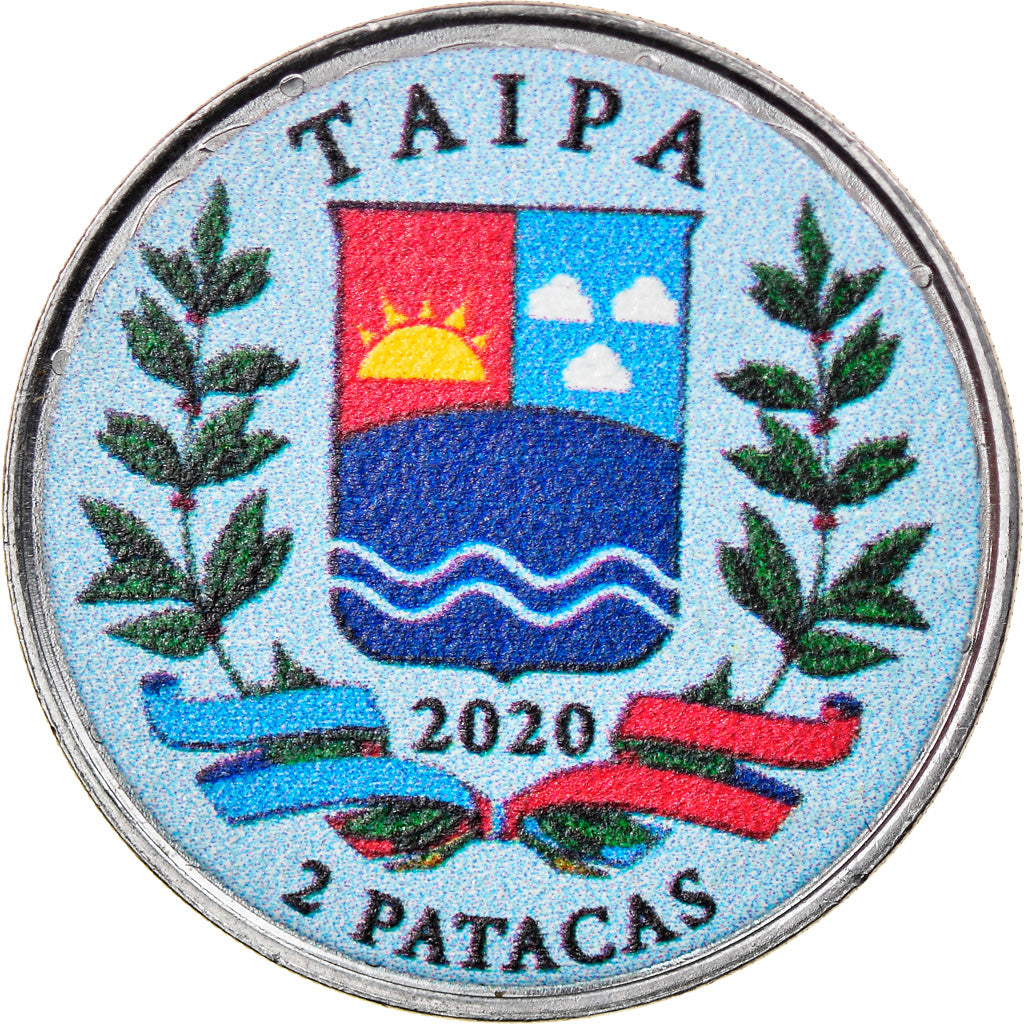 Monnaie, Macau, 2 Patacas, 2020, Taipa  - Poisson Oranda type 1, SPL, Steel