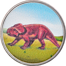 Moneta, Seychelles, 3 rupees, 2020, Aldabra - Dinosaure type 1, SPL, Acciaio