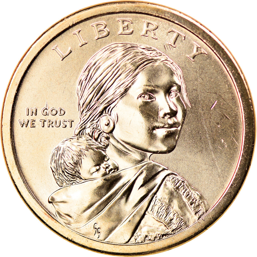 Moneda, Estados Unidos, Dollar, 2020, Philadelphia, American native dollar, SC