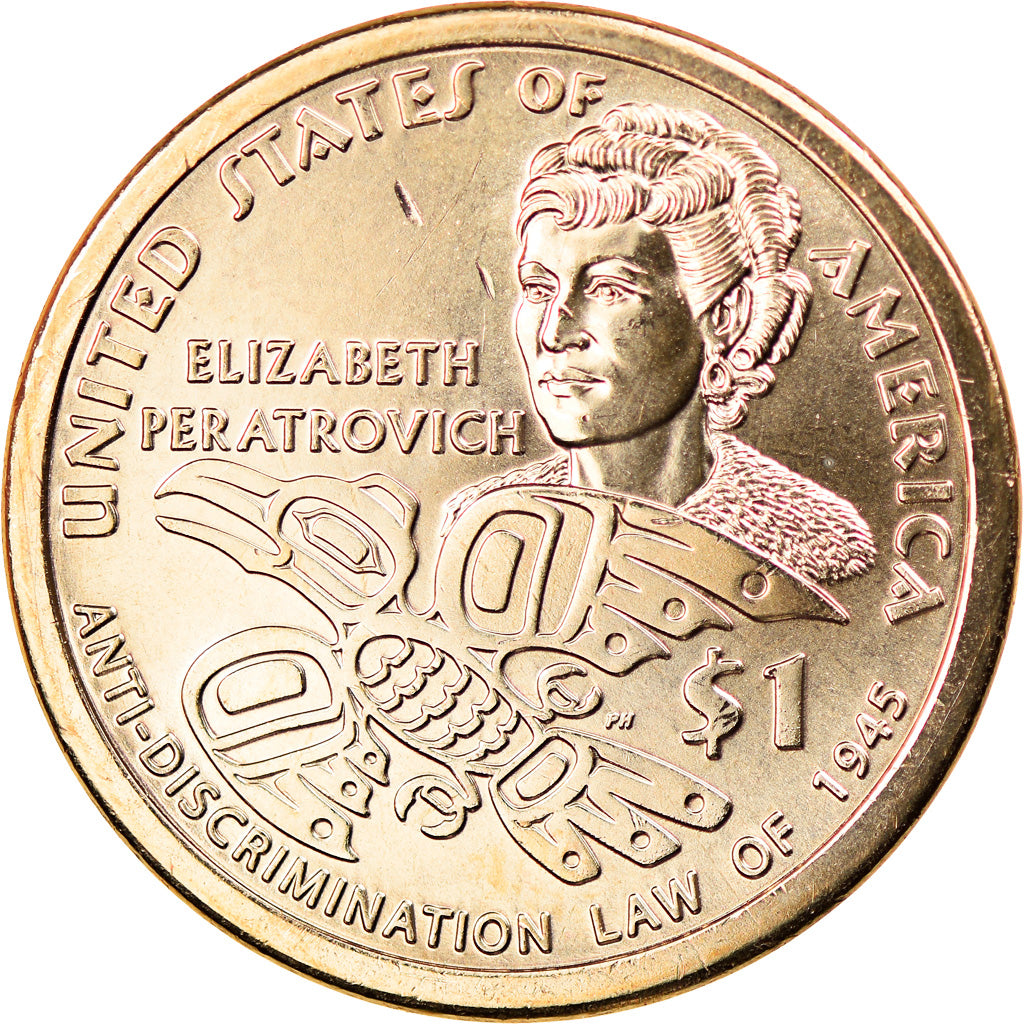 Moneda, Estados Unidos, Dollar, 2020, Philadelphia, American native dollar, SC