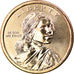 Coin, United States, Dollar, 2020, Denver, American native dollar, MS(63), Brass