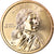 Moneta, USA, Dollar, 2020, Denver, American native dollar, MS(63), Brass
