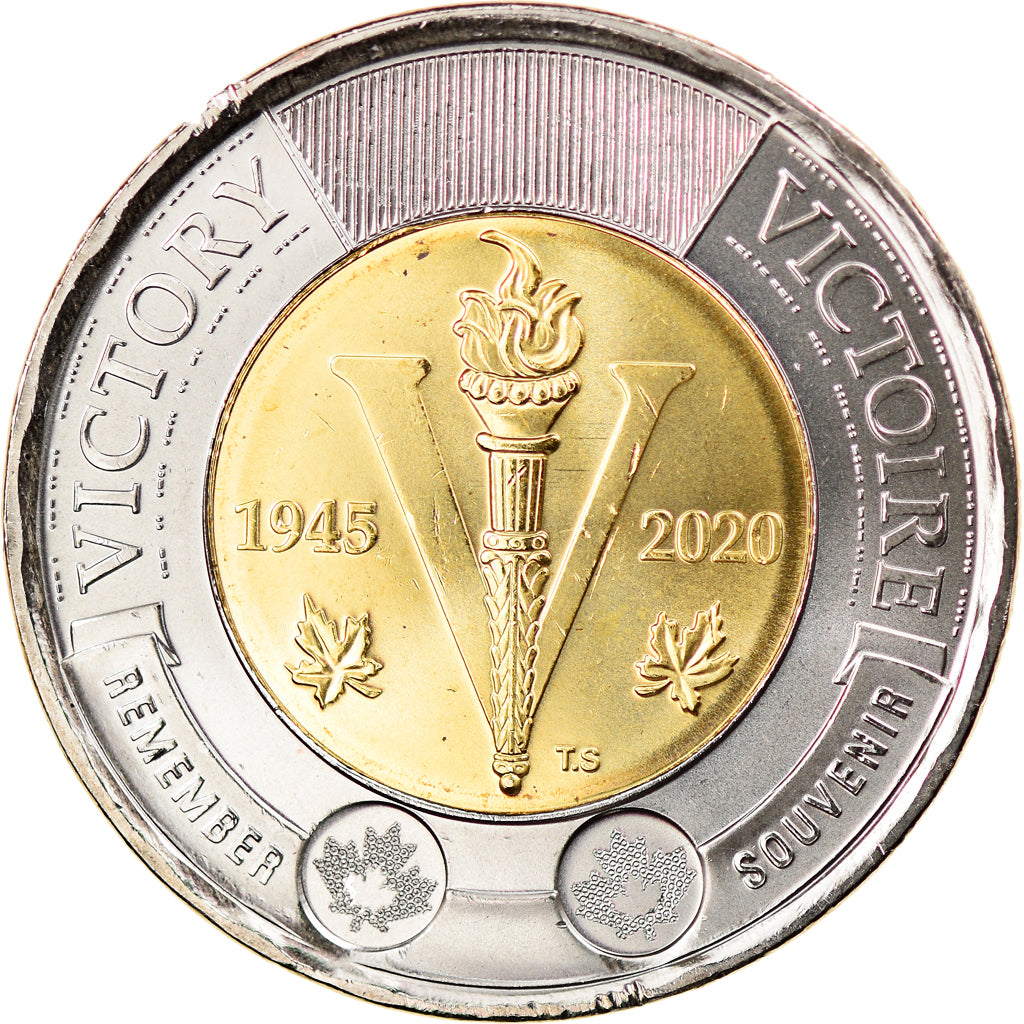 Münze, Kanada, 2 Dollars, 2020, Royal Canadian Mint, 75 ans de la Victoire