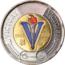 Coin, Canada, 2 Dollars, 2020, Royal Canadian Mint, 75 ans de la Victoire -