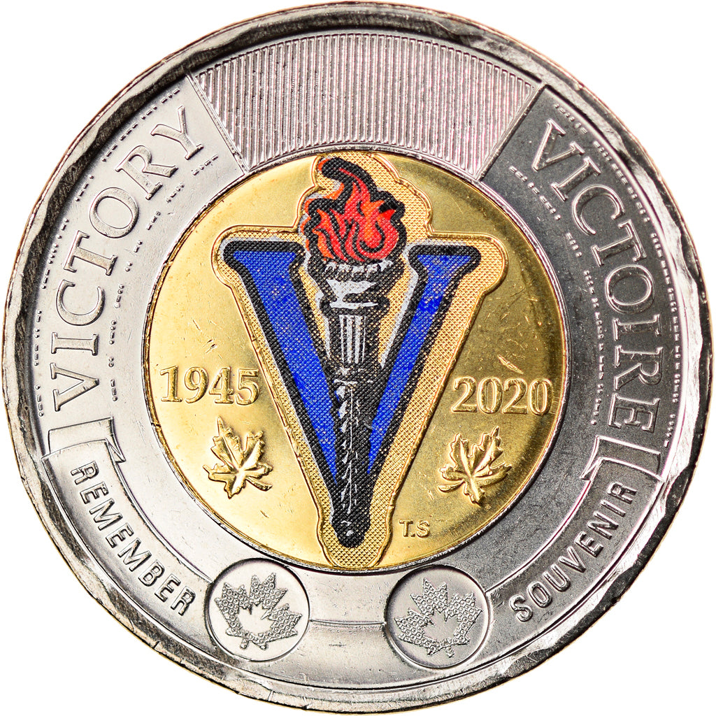 Monnaie, Canada, 2 Dollars, 2020, Royal Canadian Mint, 75 ans de la Victoire -
