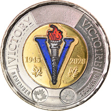 Monnaie, Canada, 2 Dollars, 2020, Royal Canadian Mint, 75 ans de la Victoire -