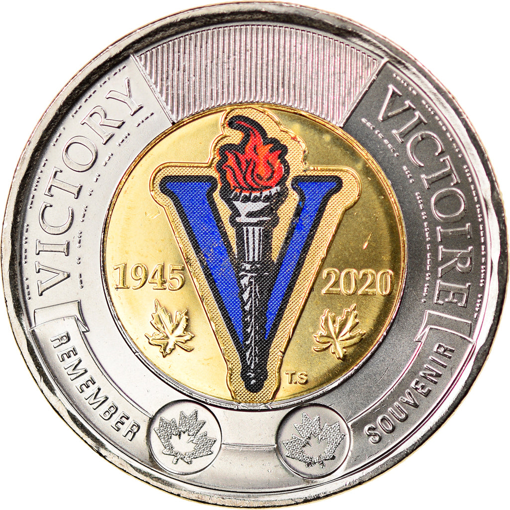 Monnaie, Canada, 2 Dollars, 2020, Royal Canadian Mint, 75 ans de la Victoire -