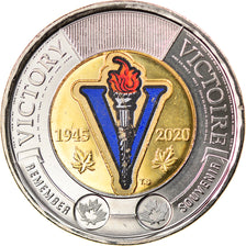Coin, Canada, 2 Dollars, 2020, Royal Canadian Mint, 75 ans de la Victoire -
