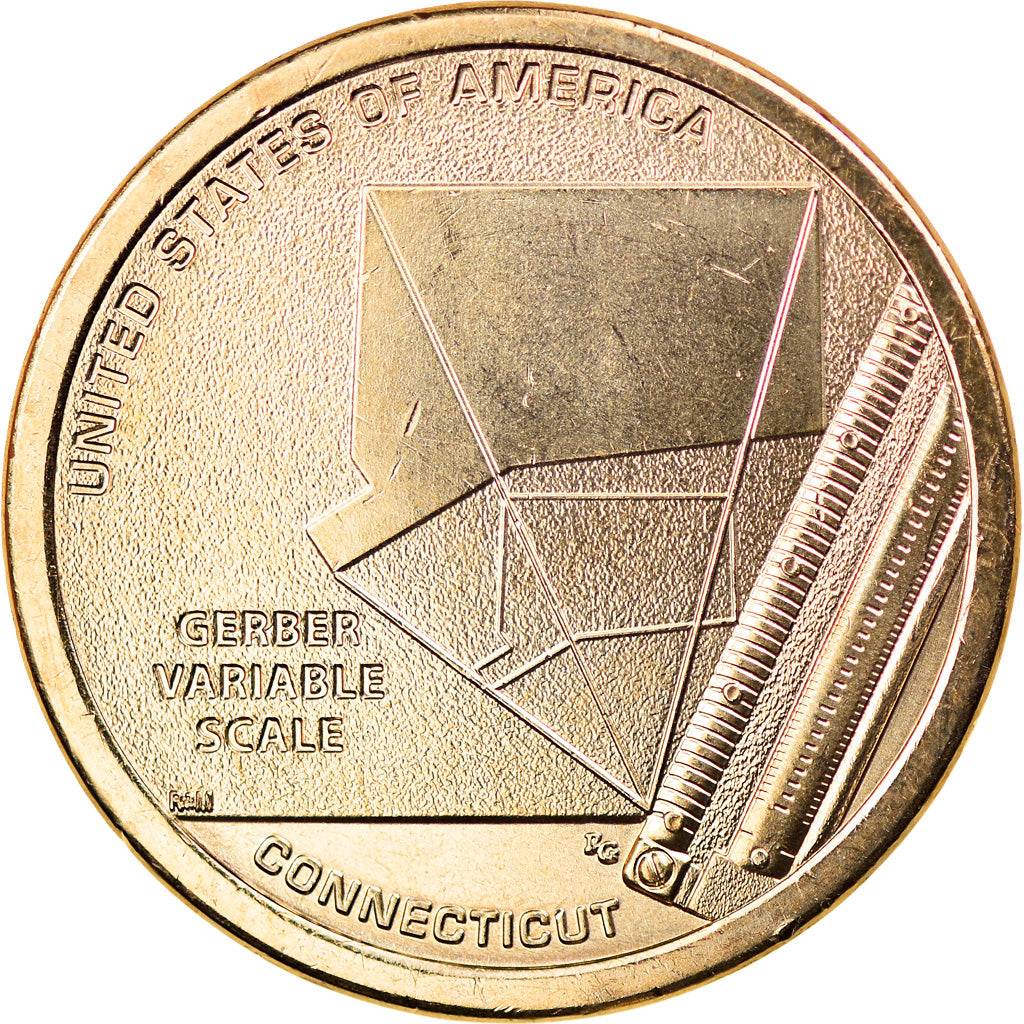 Coin, United States, Dollar, 2020, Philadelphia, American Innovation -