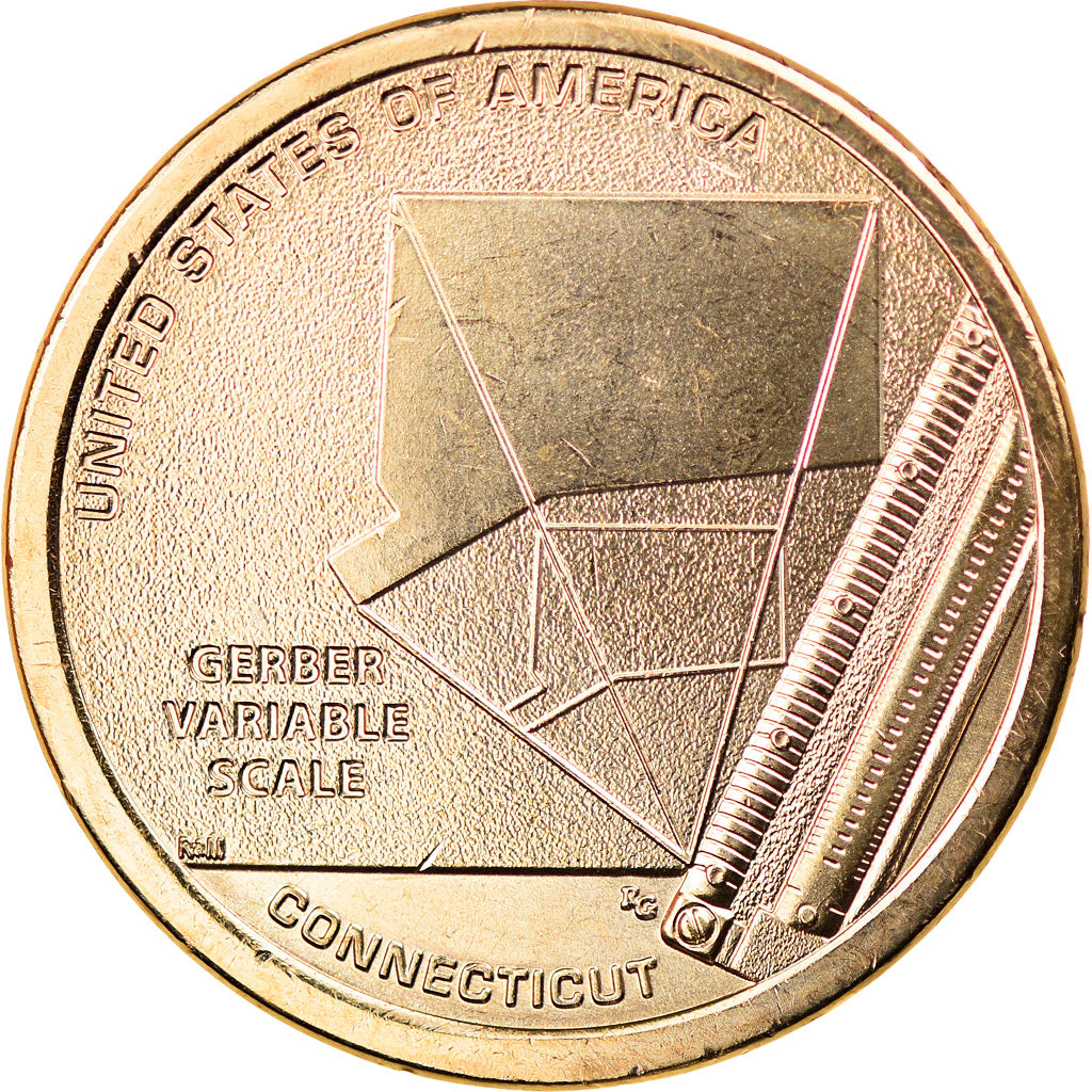 Coin, United States, Dollar, 2020, Philadelphia, American Innovation -