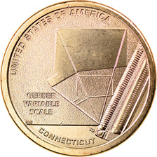 Moneta, USA, Dollar, 2020, Philadelphia, American Innovation - Connecticut