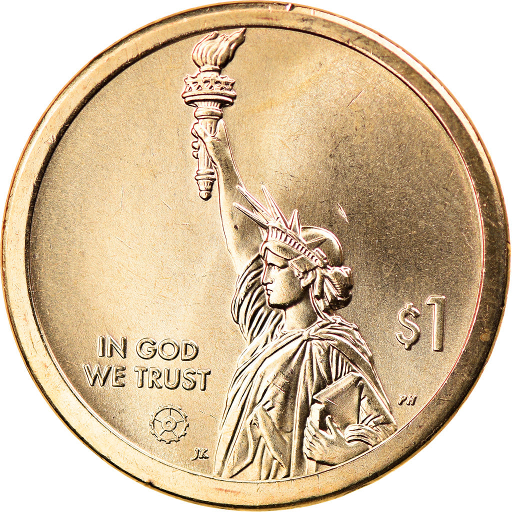Coin, United States, Dollar, 2020, Philadelphia, American Innovation -