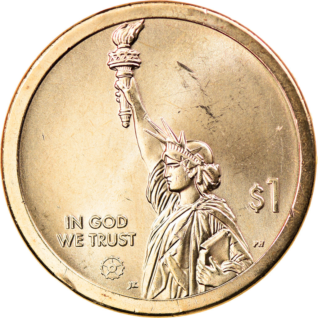 Coin, United States, Dollar, 2020, Philadelphia, American Innovation -