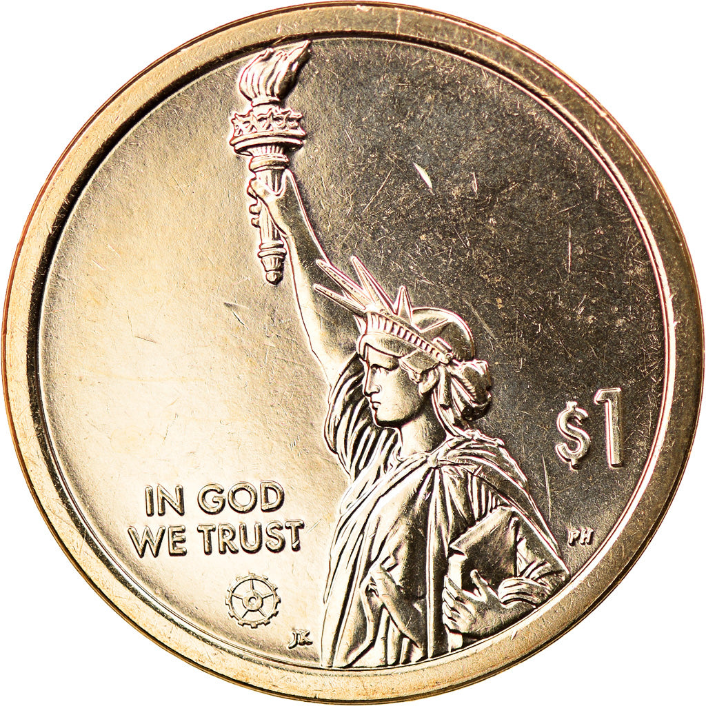 Moneta, USA, Dollar, 2020, Denver, American Innovation - Connecticut, MS(63)