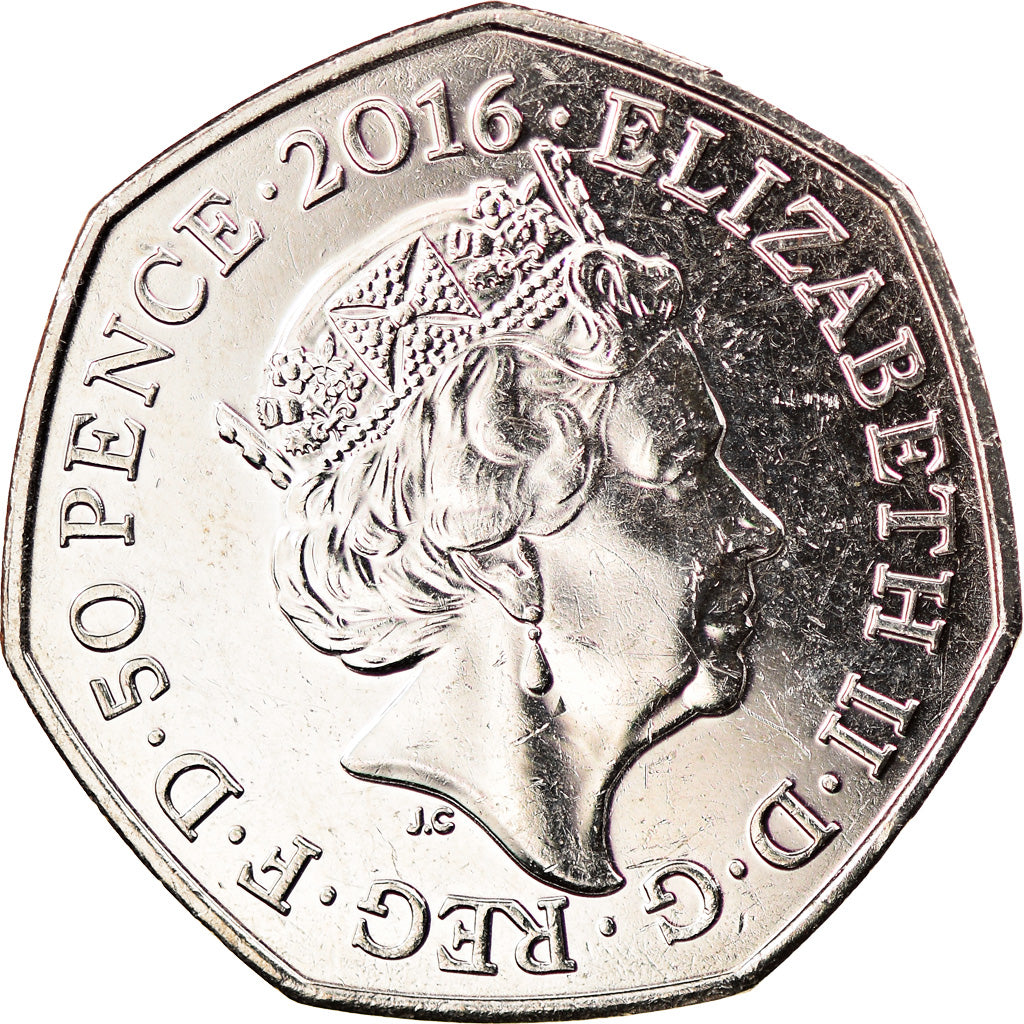 Monnaie, Gibraltar, 50 Pence, 2016, Pierre Lapin, SPL, Copper-nickel