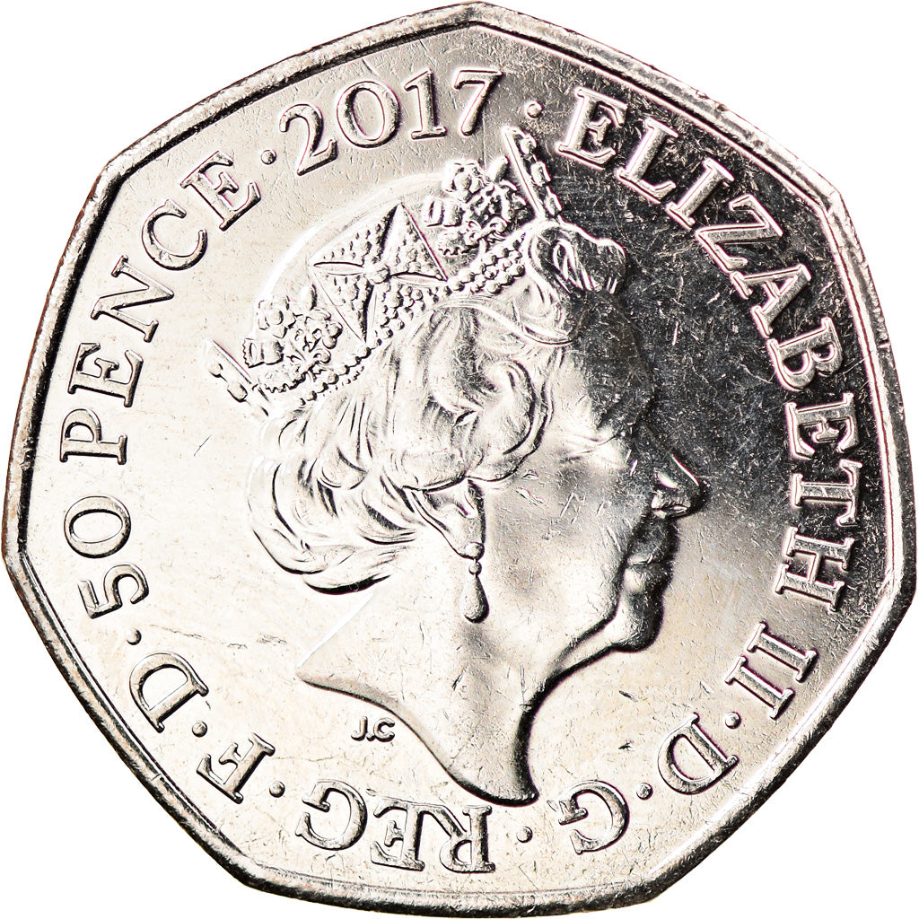 Monnaie, Gibraltar, 50 Pence, 2017, Benjamin Bunny, SPL, Copper-nickel