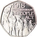 Coin, Gibraltar, 50 Pence, 2018, People Act, MS(63), Copper-nickel