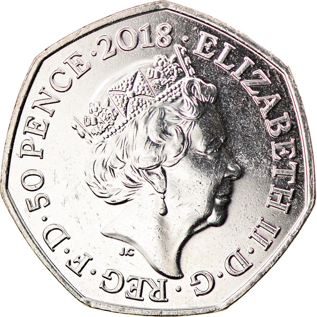 Monnaie, Gibraltar, 50 Pence, 2018, People Act, SPL, Copper-nickel