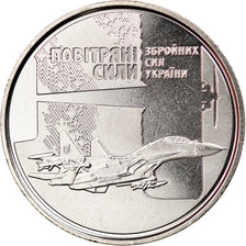 Münze, Ukraine, 10 Hryven, 2020, Kyiv, Armée de l'Air, UNZ, Copper-nickel