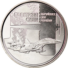Coin, Ukraine, 10 Hryven, 2020, Kyiv, Armée de l'Air, MS(63), Copper-nickel