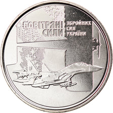 Moneta, Ucraina, 10 Hryven, 2020, Kyiv, Armée de l'Air, SPL, Rame-nichel