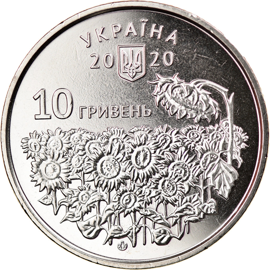 Coin, Ukraine, 10 Hryven, 2020, Kyiv, Militaires morts au combat, MS(63)