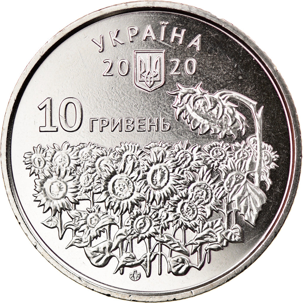 Coin, Ukraine, 10 Hryven, 2020, Kyiv, Militaires morts au combat, MS(63)