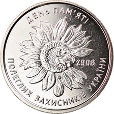 Coin, Ukraine, 10 Hryven, 2020, Kyiv, Militaires morts au combat, MS(63)