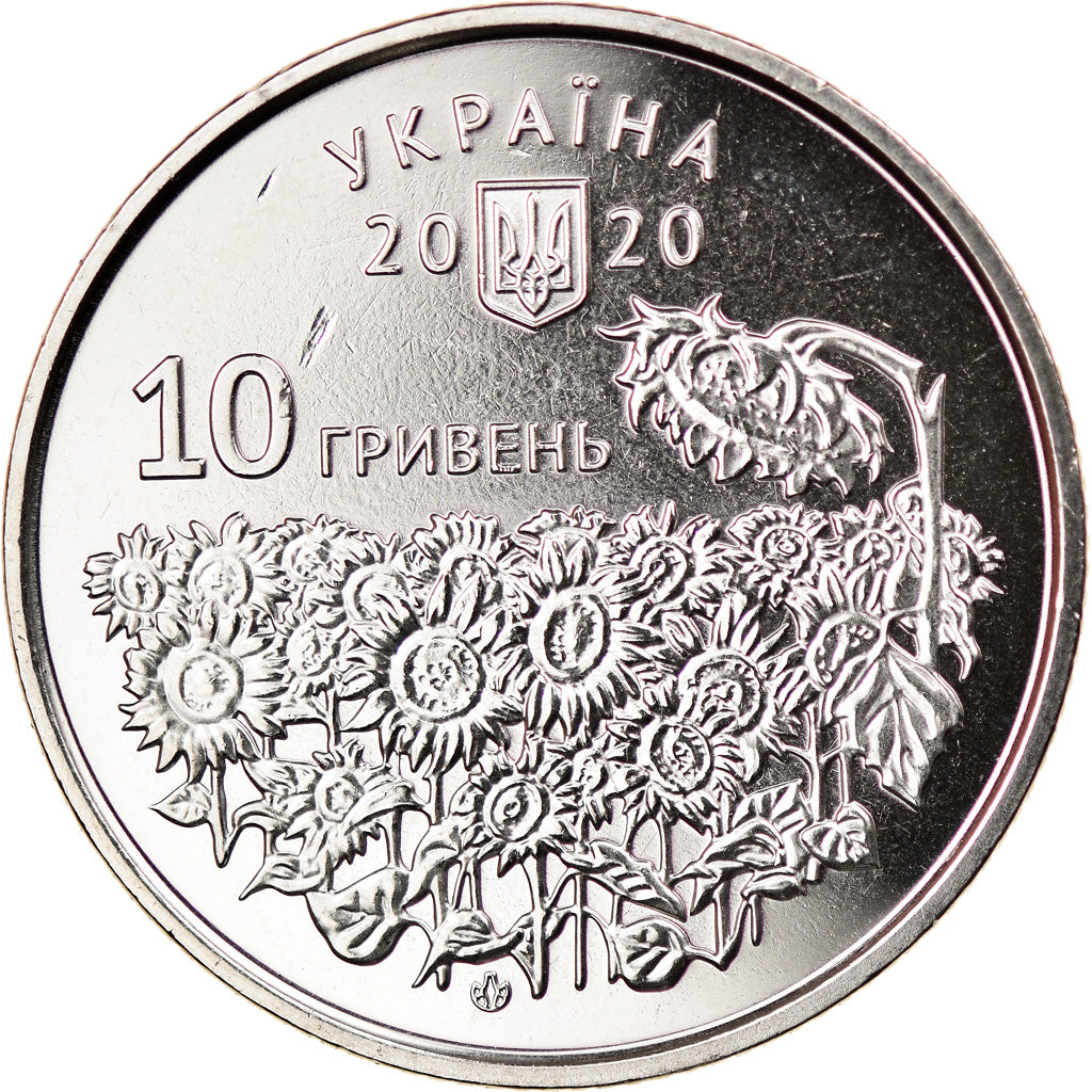 Coin, Ukraine, 10 Hryven, 2020, Kyiv, Militaires morts au combat, MS(63)