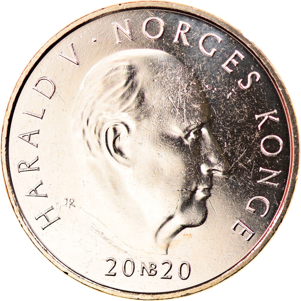 Coin, Norway, 10 Kroner, 2020, Anne-Cath. Vestli, MS(63), Maillechort
