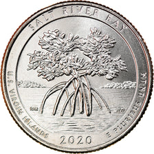 Coin, United States, Quarter, 2020, Philadelphia, Salt river bay - Virgin
