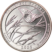 Monnaie, États-Unis, Quarter, 2020, Denver, Tall grass prairie - Kansas, SPL