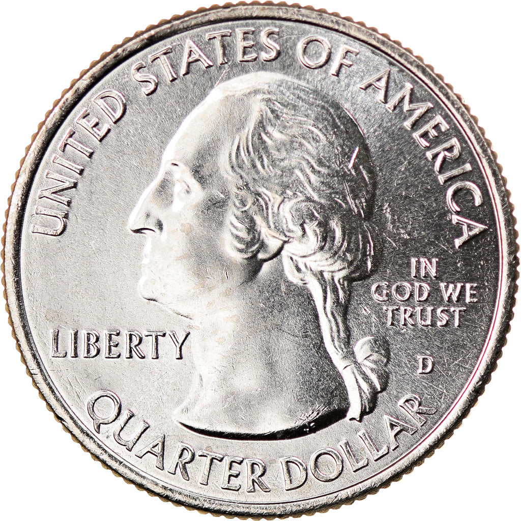 Coin, United States, Quarter, 2020, Denver, Tall grass prairie - Kansas, MS(63)