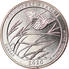 Moneda, Estados Unidos, Quarter, 2020, San Francisco, Tall grass prairie -
