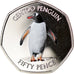 Moneta, Georgia del Sud e Isole Sandwich Meridionali, 50 Pence, 2020, Pingouins