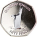 Coin, South Georgia and the South Sandwich Islands, 50 Pence, 2020, Pingouins -
