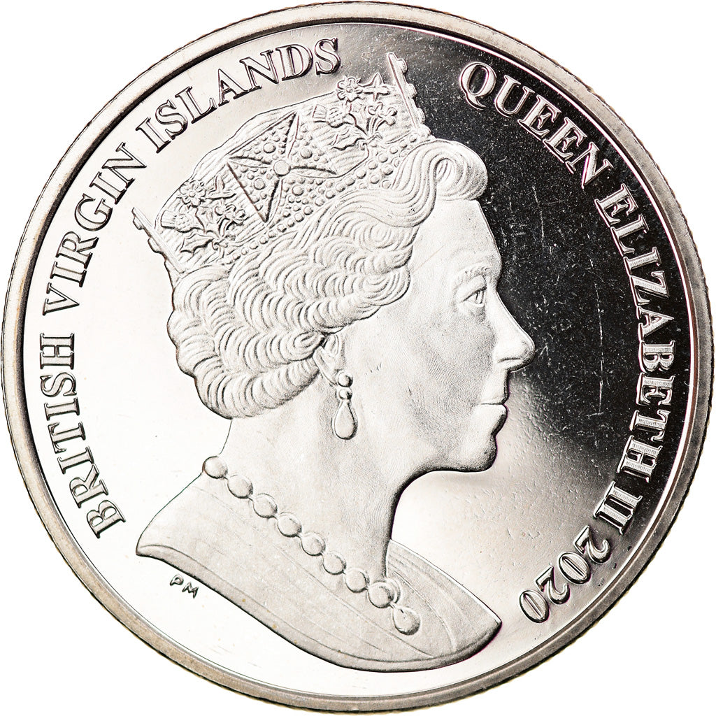 Coin, BRITISH VIRGIN ISLANDS, Dollar, 2020, Franklin Mint, Mayflower, MS(63)