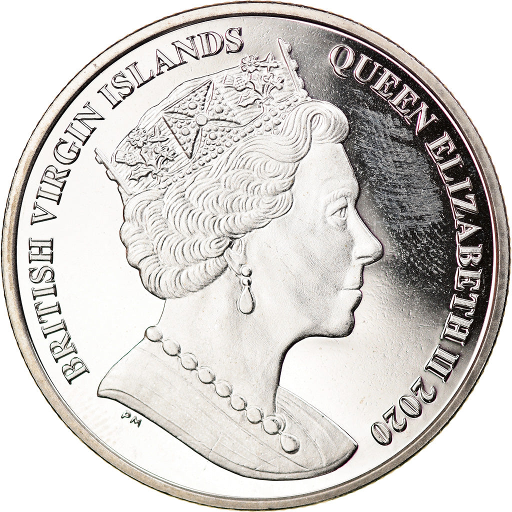 Coin, BRITISH VIRGIN ISLANDS, Dollar, 2020, Franklin Mint, Mayflower, MS(63)