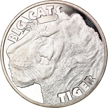 Coin, Sierra Leone, Dollar, 2020, British Royal Mint, Félins - Tigre, MS(63)