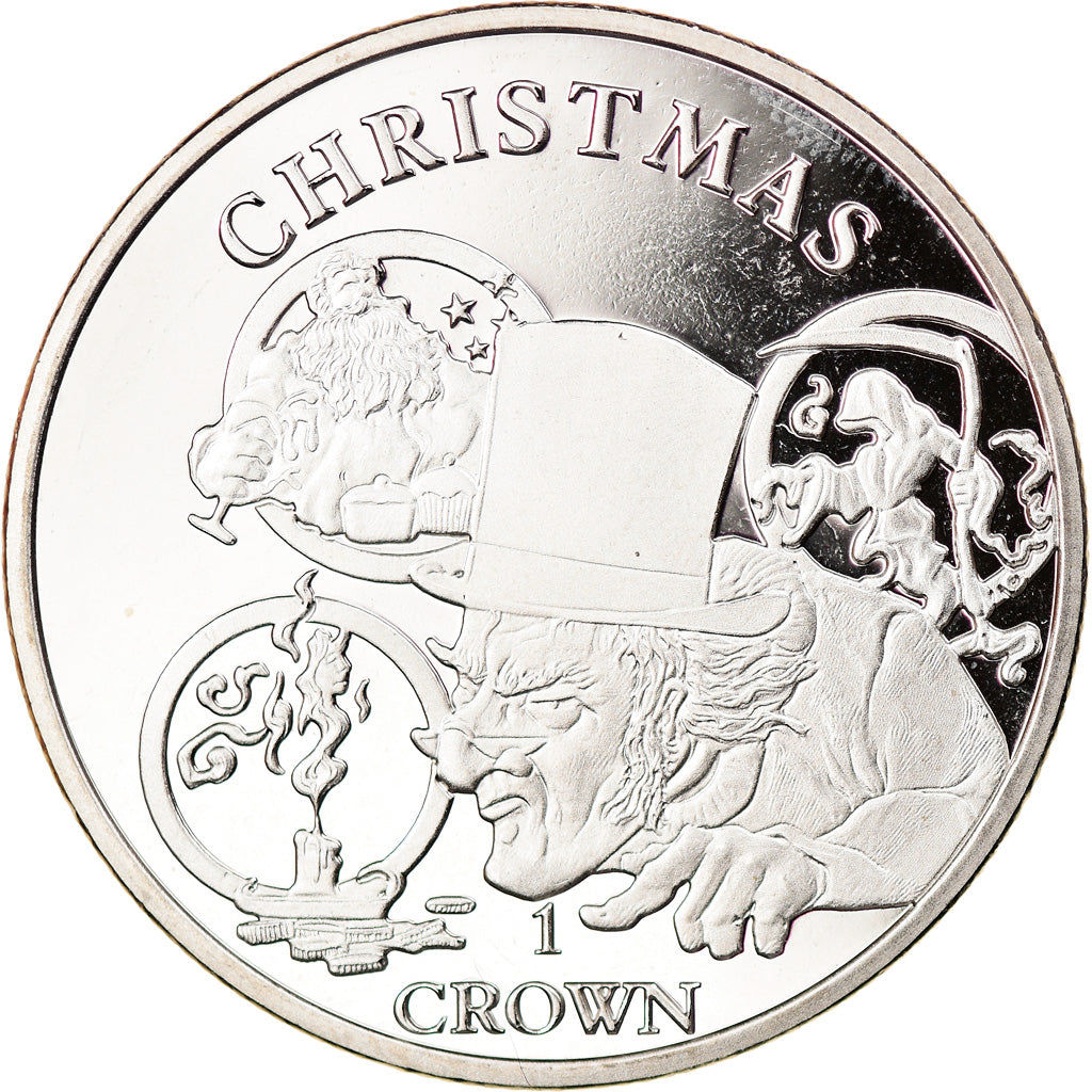 Coin, SAINT HELENA & ASCENSION, Crown, 2020, British Royal Mint, Mr Scrooge