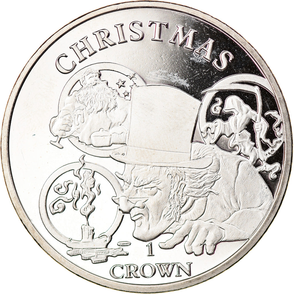 Coin, SAINT HELENA & ASCENSION, Crown, 2020, British Royal Mint, Mr Scrooge