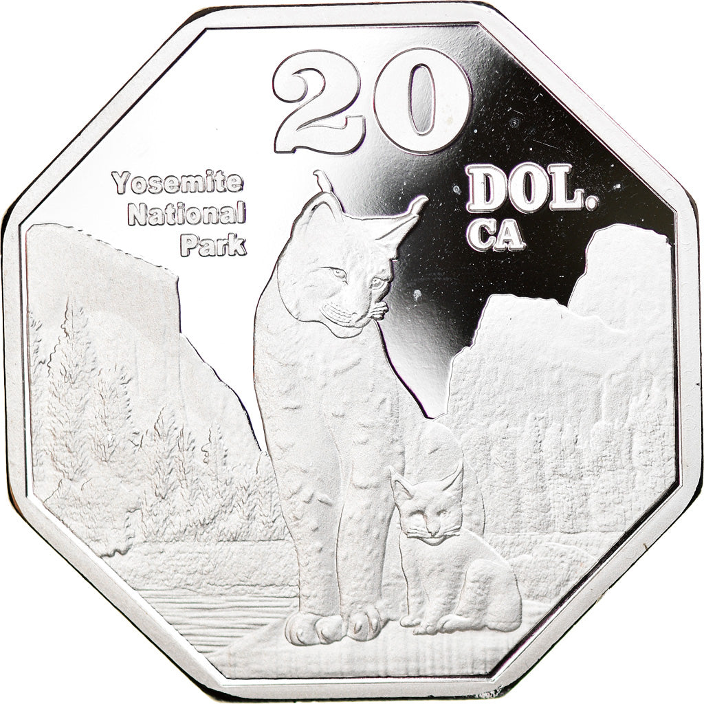 Monnaie, États-Unis, 20 Dollars, 2020, U.S. Mint, Californie - Parc national de