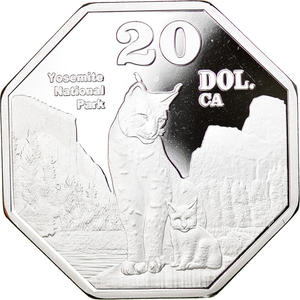 Monnaie, États-Unis, 20 Dollars, 2020, U.S. Mint, Californie - Parc national de