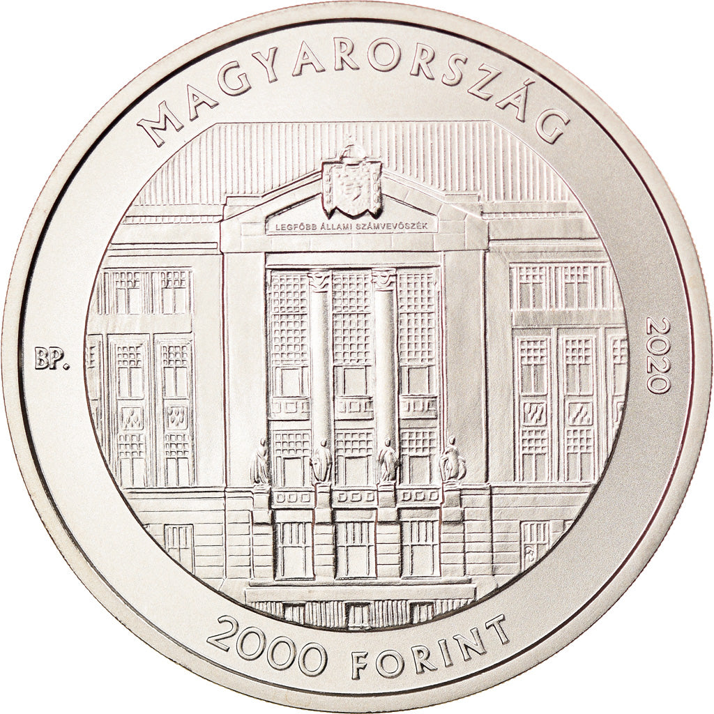Moneta, Ungheria, 2000 Forint, 2020, Budapest, Cour des Comptes, SPL