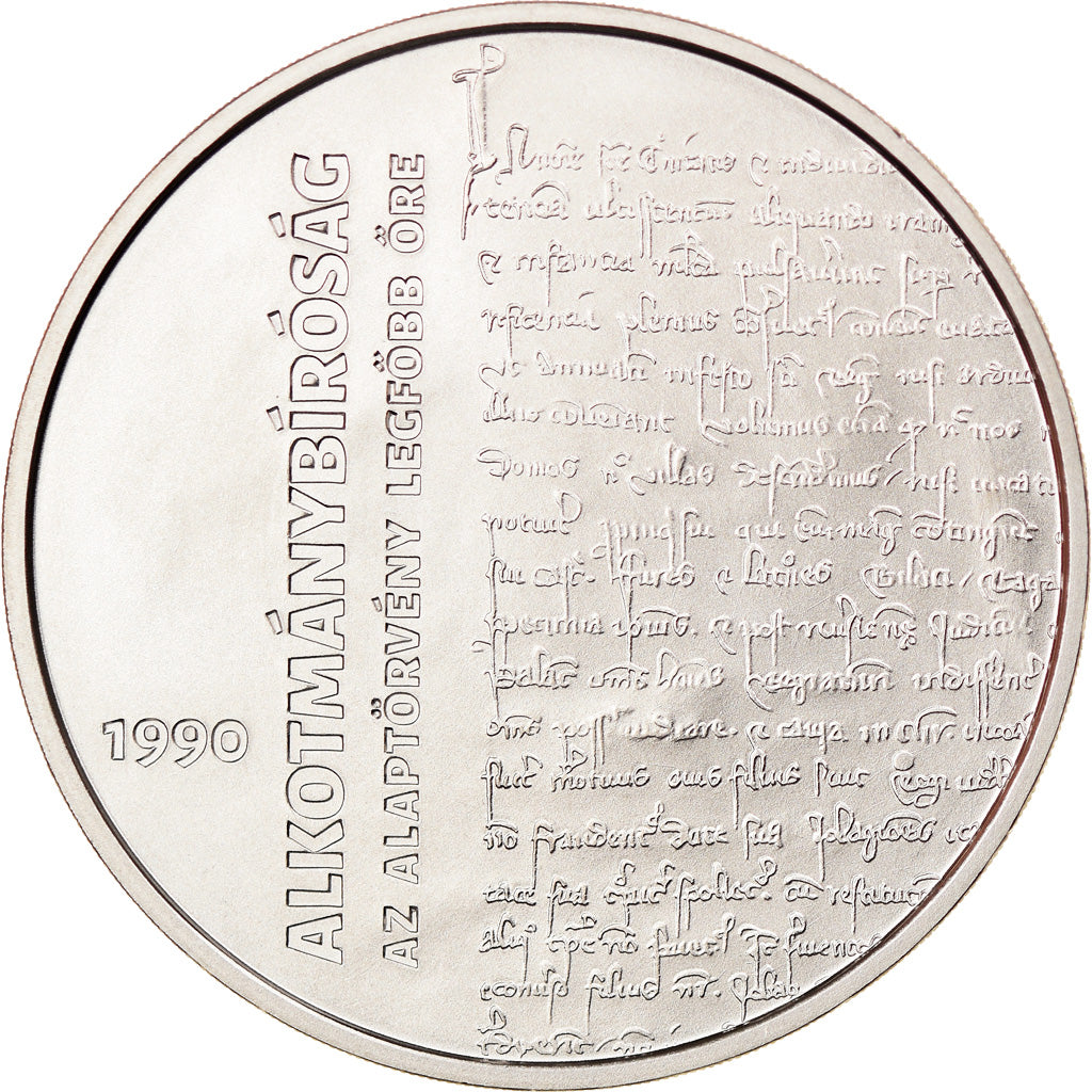 Moeda, Hungria, 2000 Forint, 2020, Budapest, Cour constitutionnelle, MS(63)