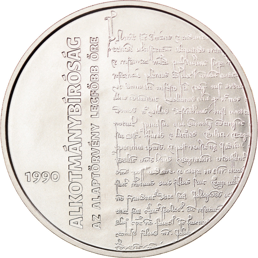 Moeda, Hungria, 2000 Forint, 2020, Budapest, Cour constitutionnelle, MS(63)