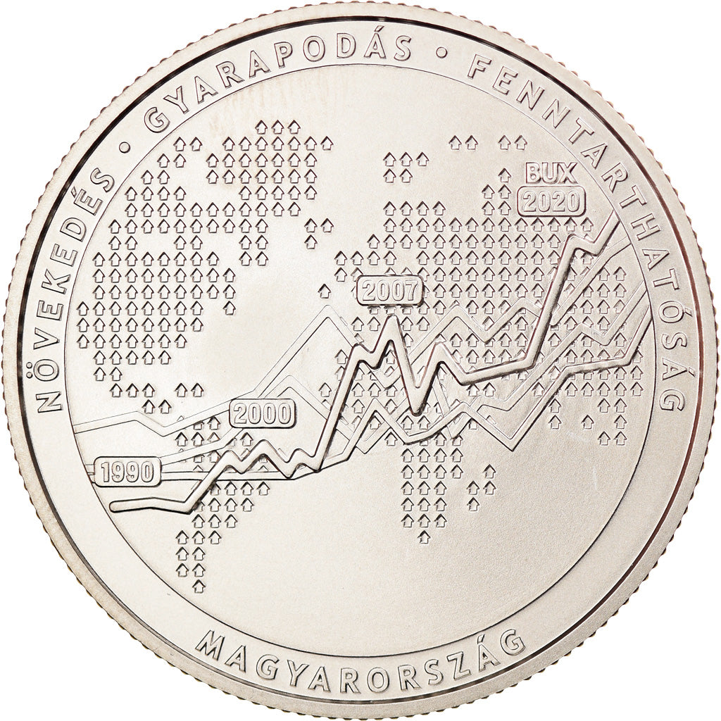 Coin, Hungary, 2000 Forint, 2020, Budapest, Bourse de Budapest, MS(63)