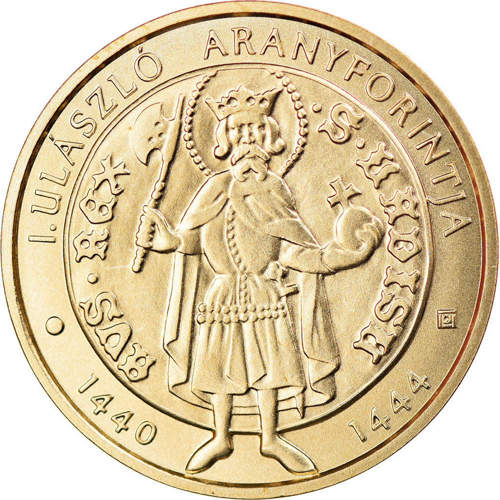 Moeda, Hungria, 2000 Forint, 2020, Budapest, Forint d'or du roi Vladislaus I